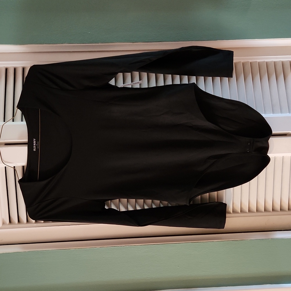 Bodysuit black long sleeve
